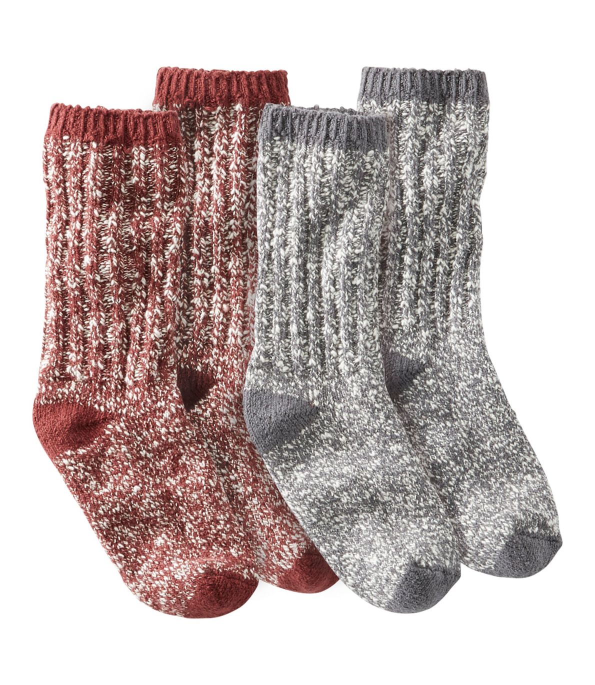 Adults' Cotton Ragg Sock, 2Pack at L.L. Bean