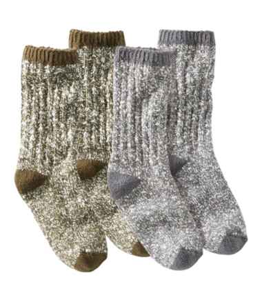 Adults' Cotton Ragg Sock, 2-Pack