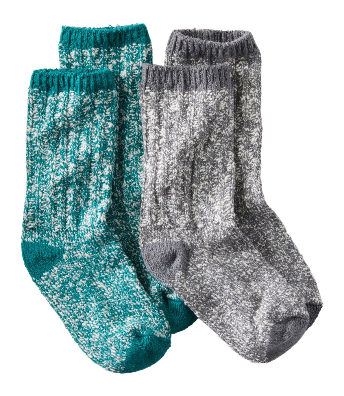 Adults' Cotton Ragg Sock, 2-Pack