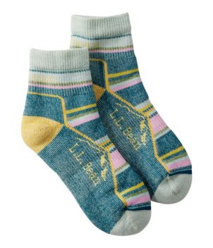 Adults' Cresta Wool Midweight Hiking Socks, Quarter-Crew