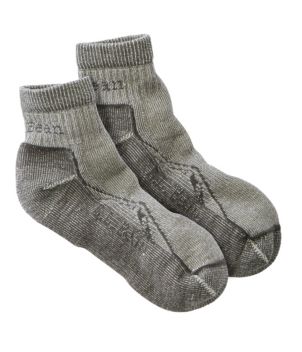 Adults' Cresta Wool Midweight Hiking Socks, Quarter-Crew