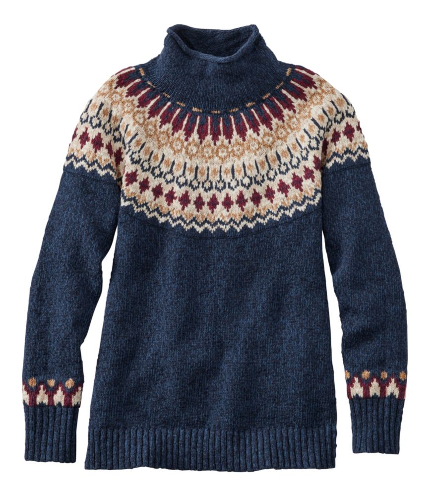 Navy Fair Isle