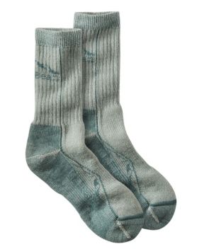 Adults' Cresta Wool Midweight Hiking Socks, Crew