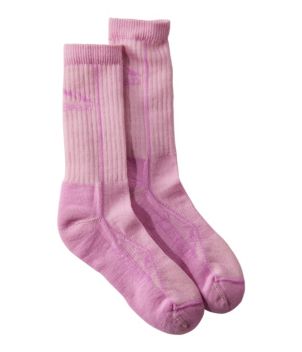 Adults' Cresta Wool Lightweight Hiking Socks, Crew