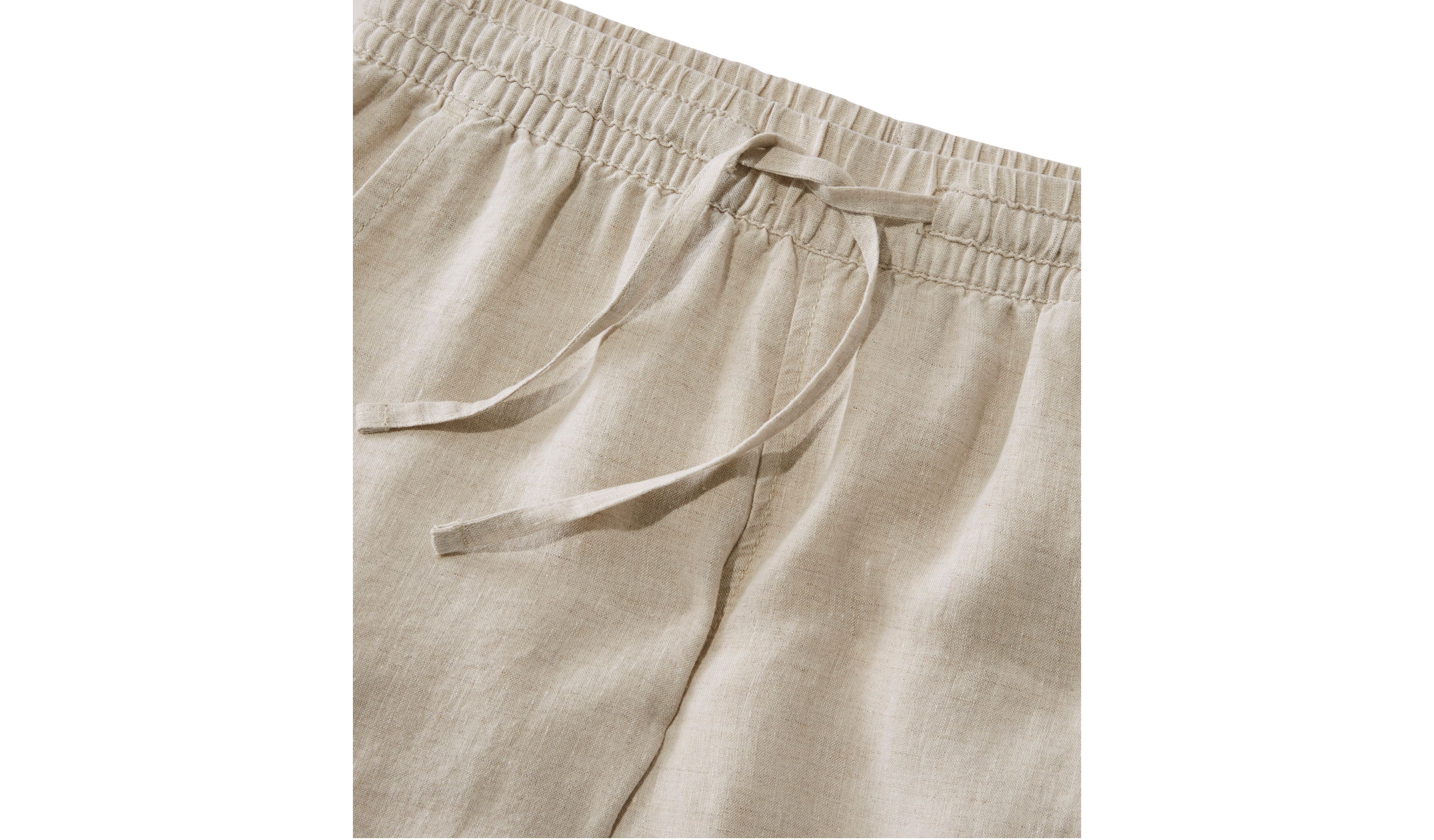Women's Premium Washable Linen Pull-On Pants