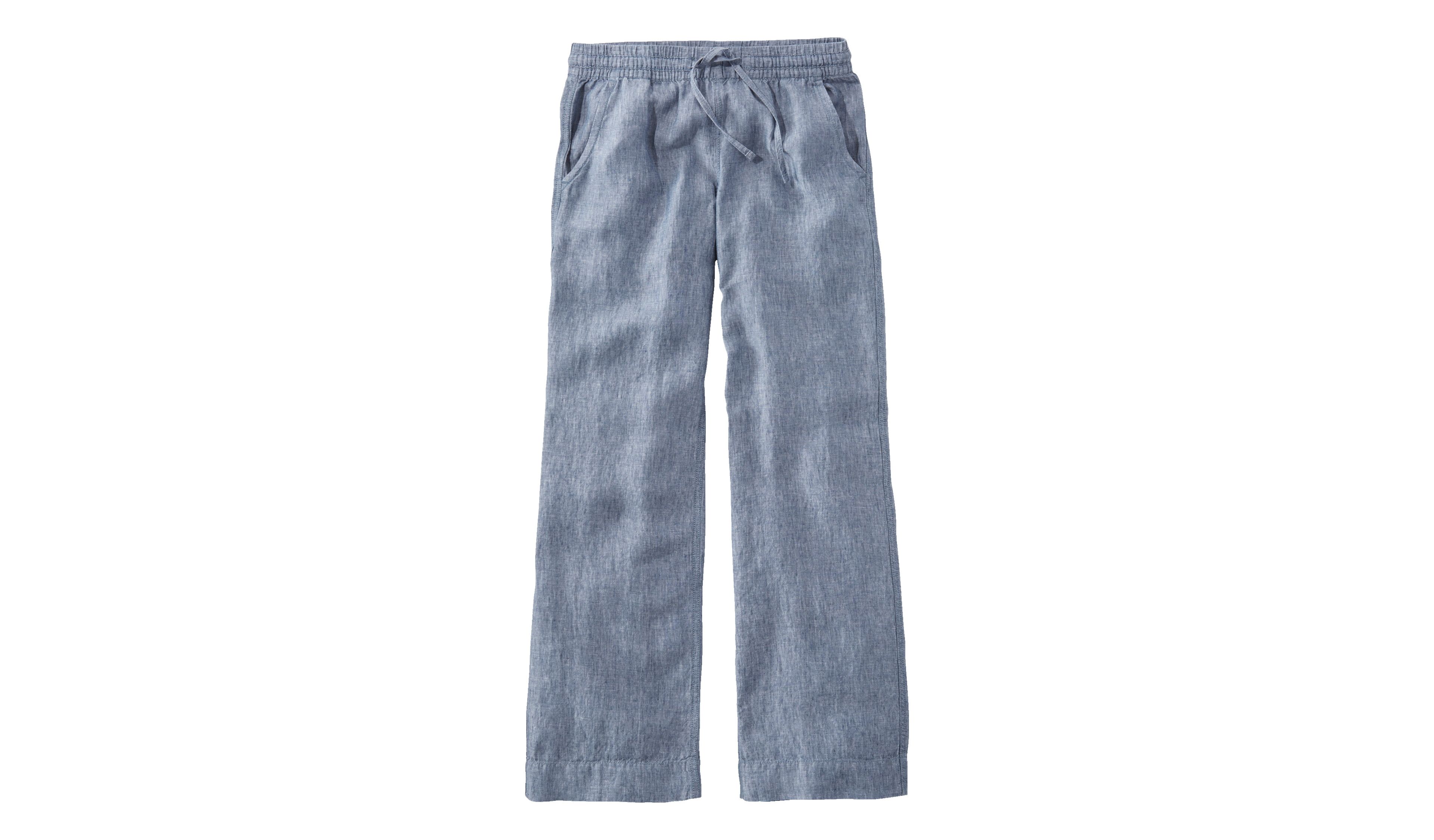 Women's Premium Washable Linen Pull-On Pants