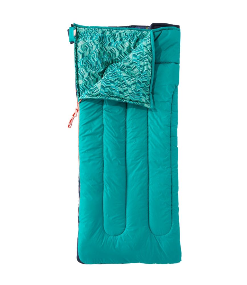 Kids' L.L.Bean Cotton-Blend Camp Sleeping Bag, 40°, , small image number 1