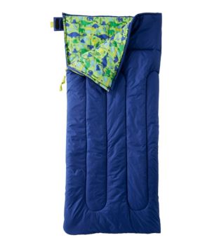 Kids' L.L.Bean Cotton-Blend Camp Sleeping Bag, 40°