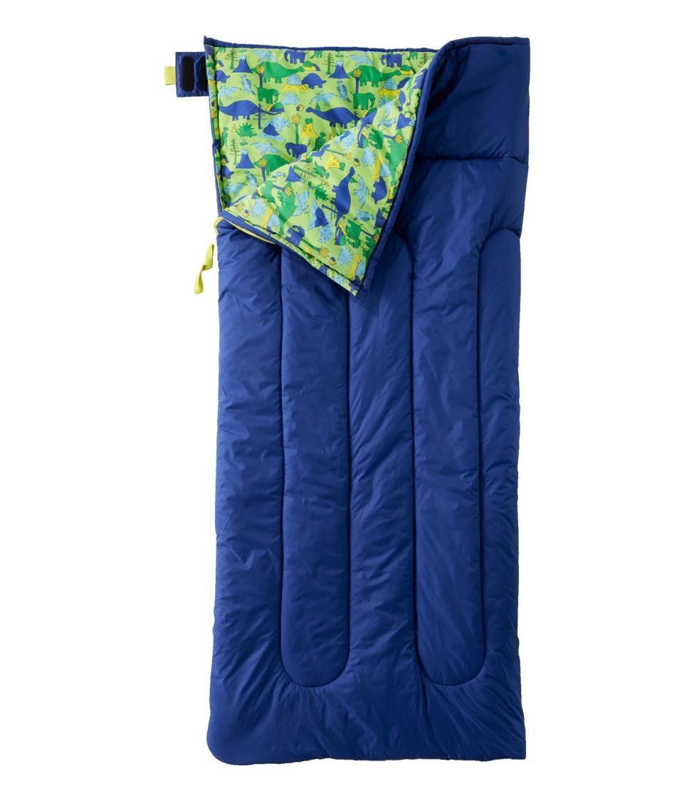 Kids' L.L.Bean Cotton-Blend Camp Sleeping Bag, 40° at L.L. Bean