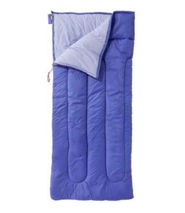 Adults' Camp Sleeping Bag, Cotton-Blend-Lined 40&deg;F