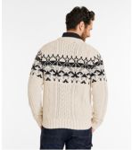 Men's Signature Cotton Fisherman Sweater, Crewneck, Fair Isle
