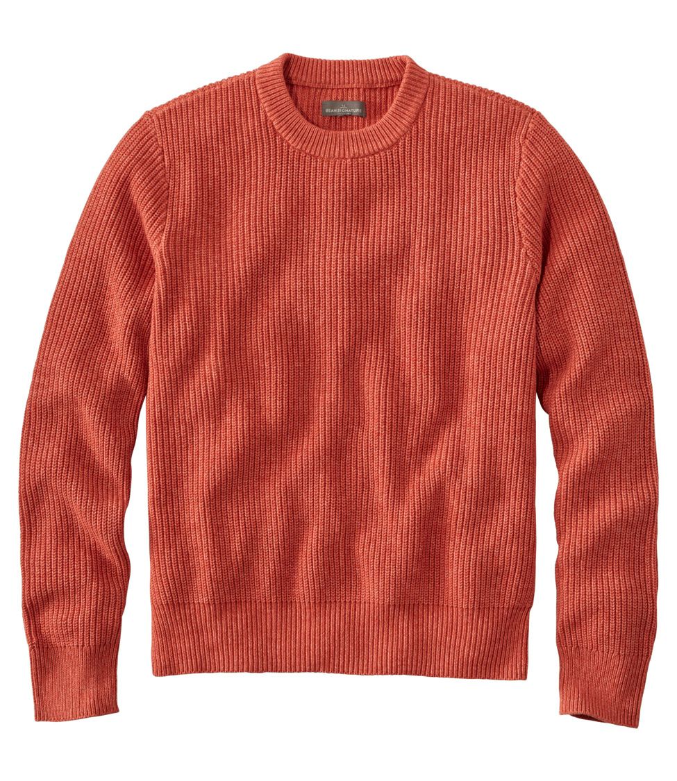 Men's Signature Shaker Stitch Sweater, Crewneck at L.L. Bean