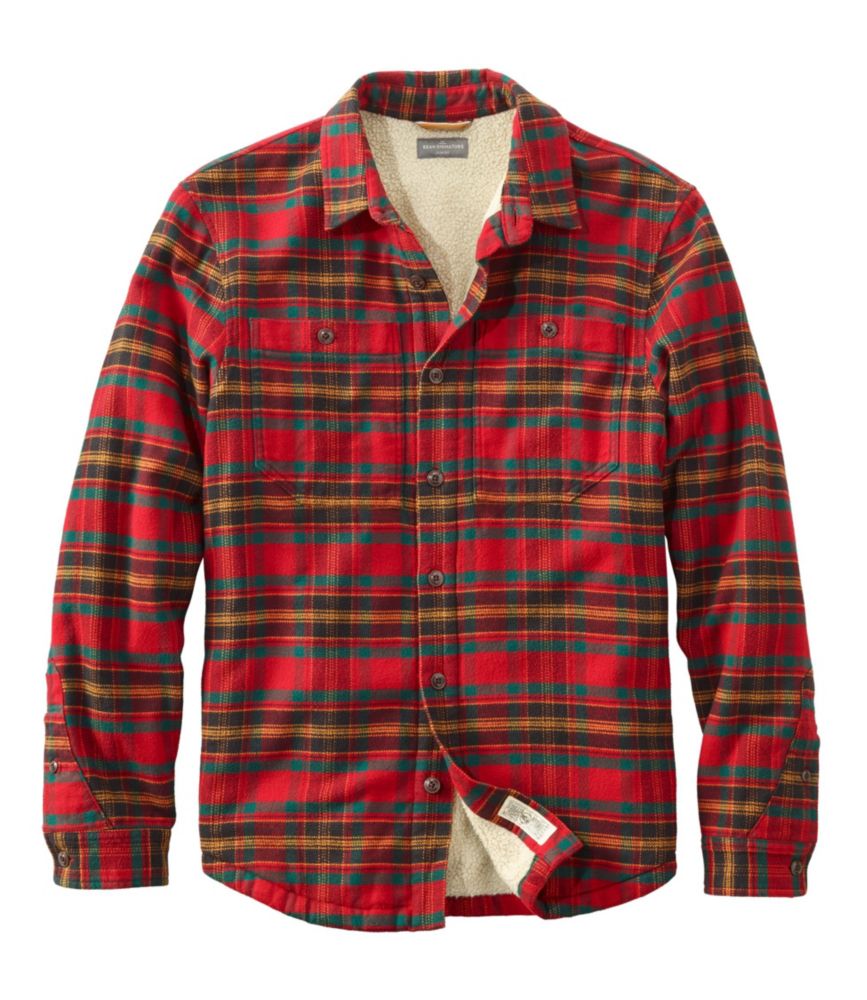 flannel shirts with fleece lining