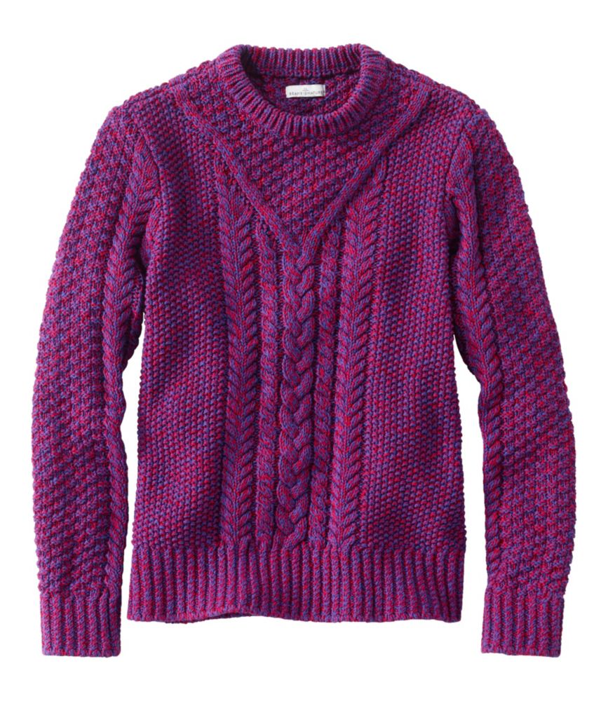 Women's Signature Cotton Fisherman Sweater, Pullover Sweaters at L.L.Bean