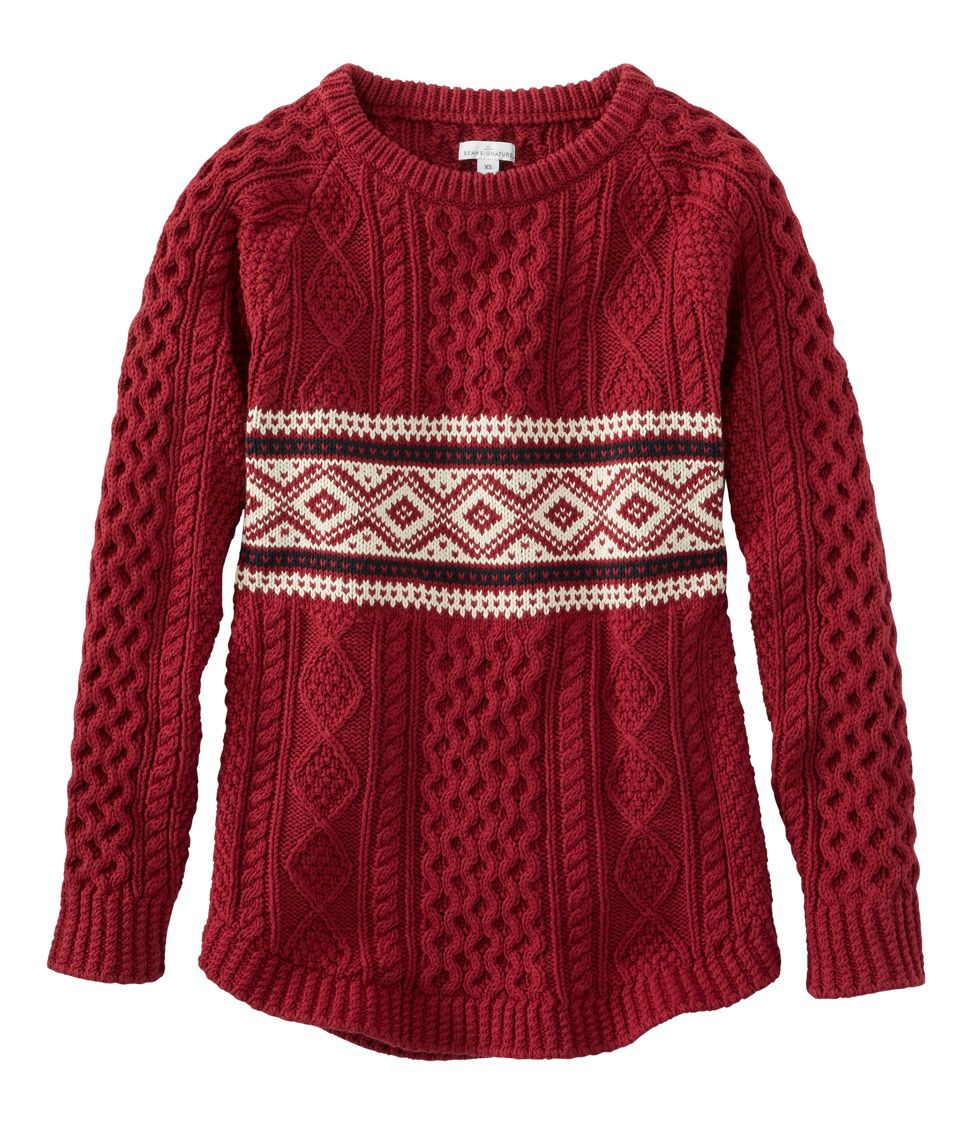 Red tunic sale sweater