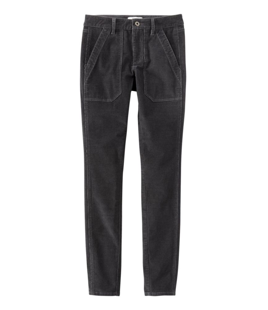 black skinny corduroy pants