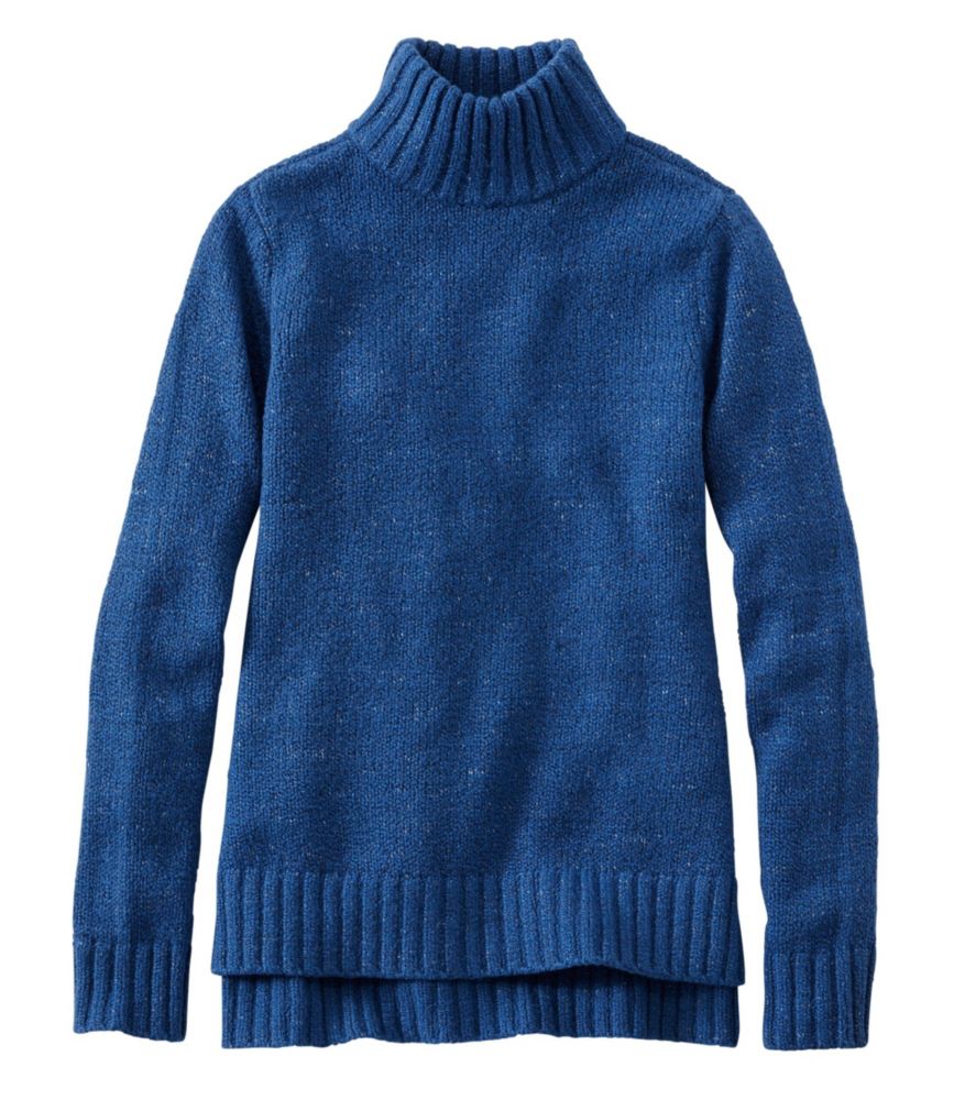 ll bean signature cotton funnel neck sweater