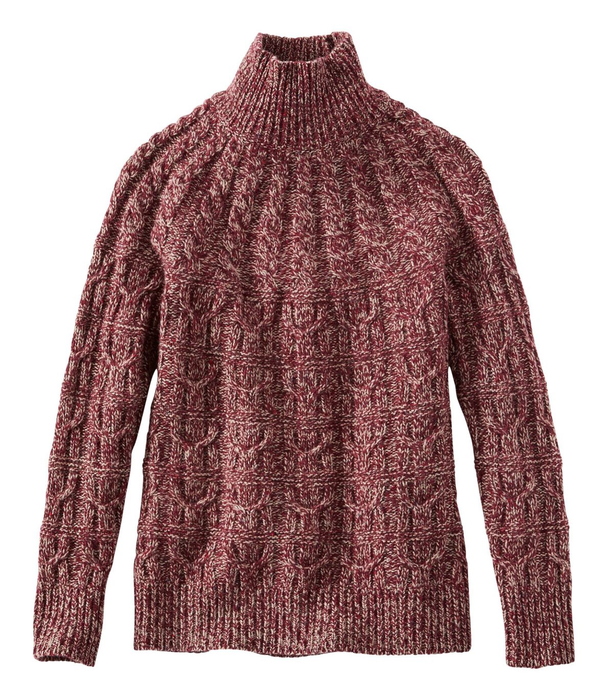 Women's Signature Ragg Wool Sweater, Mockneck Pullover