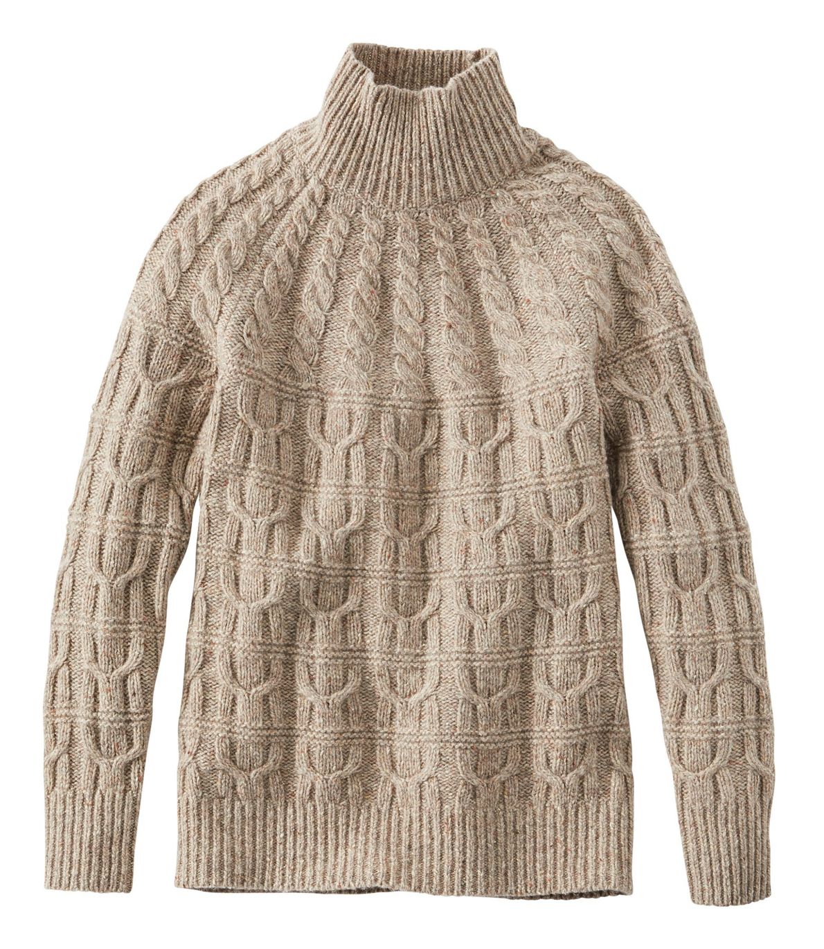 Women's Signature Ragg Wool Sweater, Mockneck Pullover