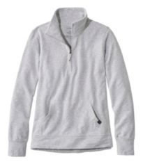 Women's Ultrasoft Sweats, Quarter-Zip Pullover Stripe