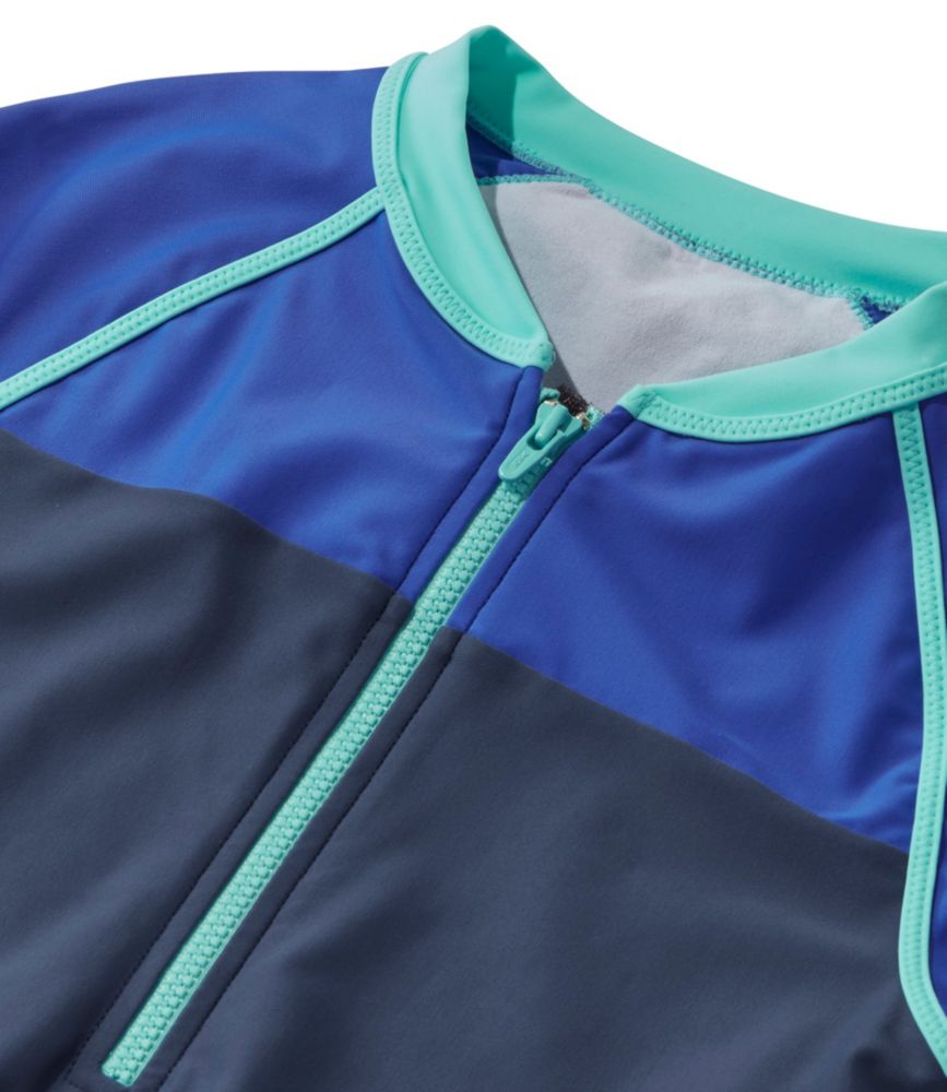 Girls Watersports Swimsuit Ii One Piece Long Sleeve Colorblock Girls At L L Bean