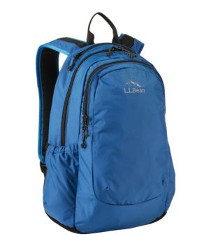 L.L.Bean Original III Print Backpack Regatta Blue Geo Shark