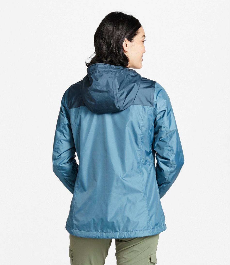Women's Trail Model Rain Jacket, Fleece-Lined, Colorblock | Women's ...
