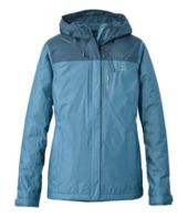 Ll bean fleece store lined rain jacket