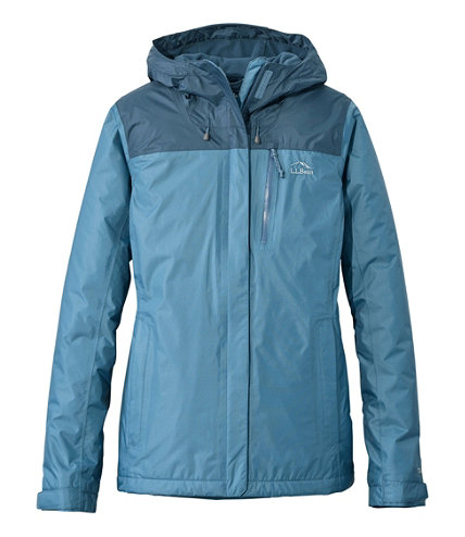 Women's Trail Model Rain Jacket, Fleece-Lined, Colorblock | Women's at ...