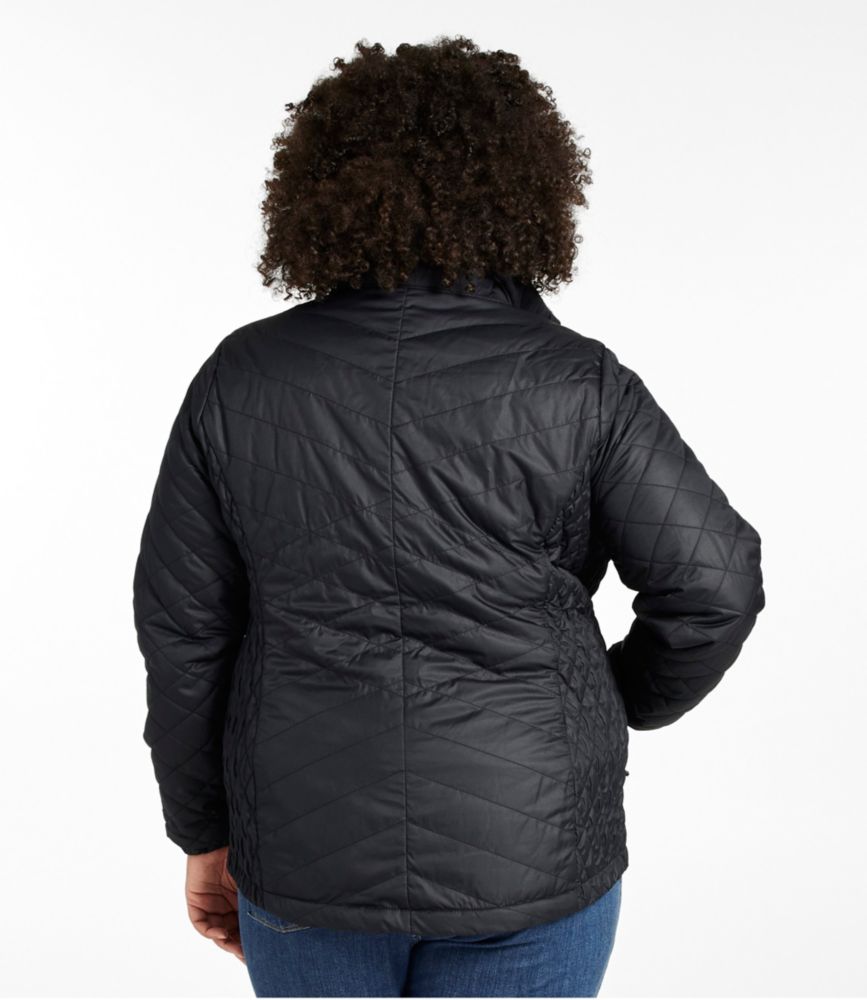 Women's Fleece-Lined Primaloft Jacket, Carbon Navy, small image number 3