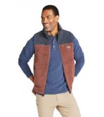 Men's Mountain Pile Fleece Vest, Colorblock