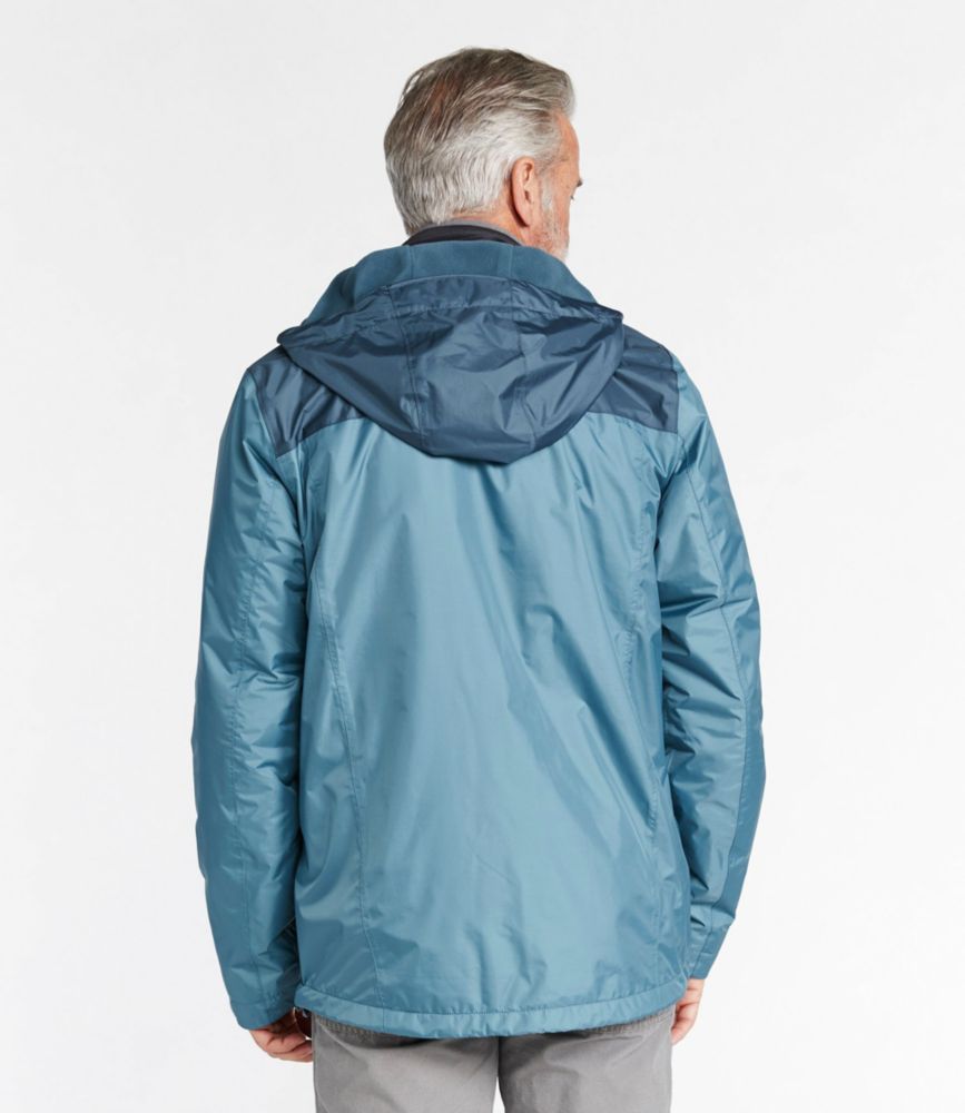 Men's Trail Model Rain Jacket, FleeceLined, Colorblock Men's at L.L.Bean