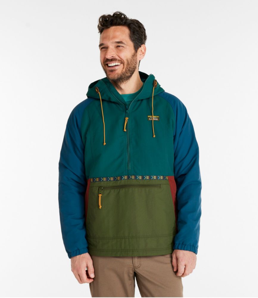 Men's Mountain Classic Insulated Anorak, Multi-Color, Spruce/Tuscan Olive, small image number 2