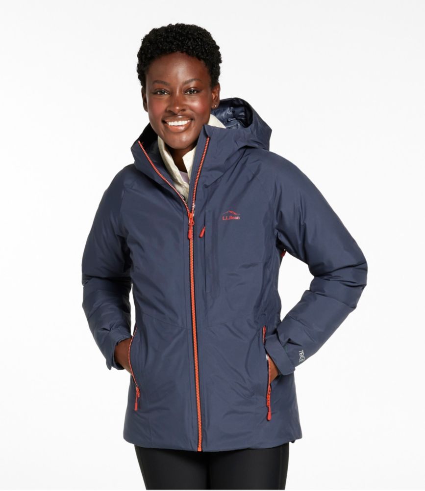 Women's Waterproof Ultralight Down Jacket, Carbon Navy, small image number 2