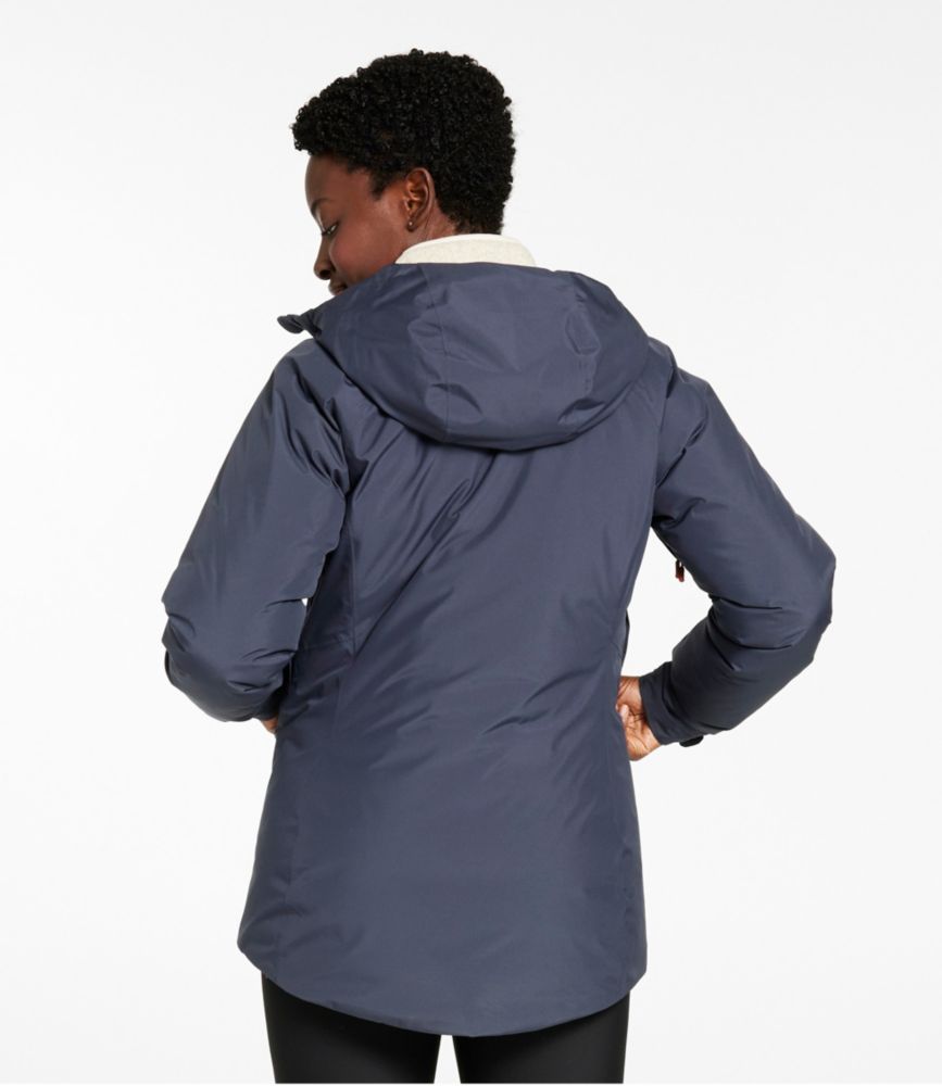 Women's Waterproof Ultralight Down Jacket, Carbon Navy, small image number 3