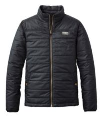 LLBean ダウンジャケット レッド/ブラック メンズ ビーンズ・ダウン・ジャケット、カラーブロック 通販