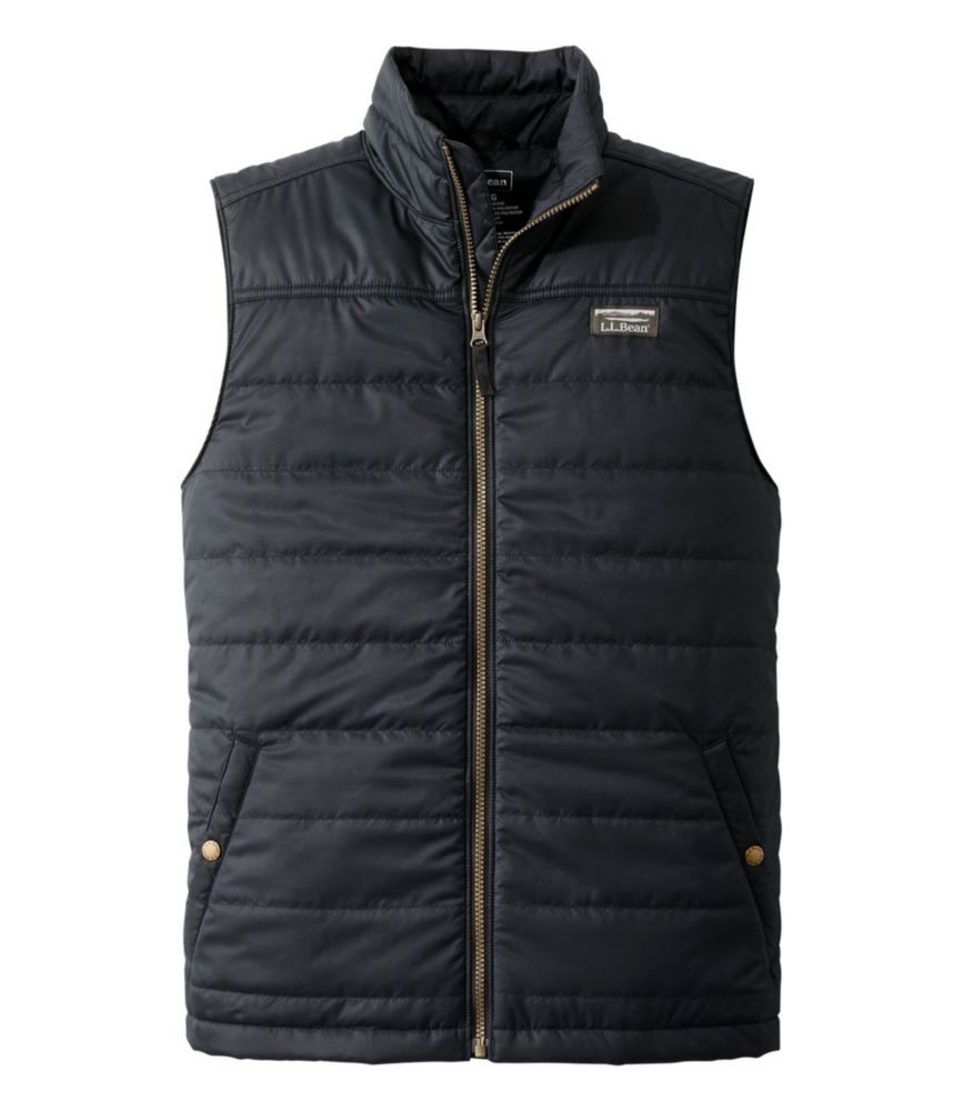 Men's L.L.Bean Mountain Classic Puffer Vest Large Black