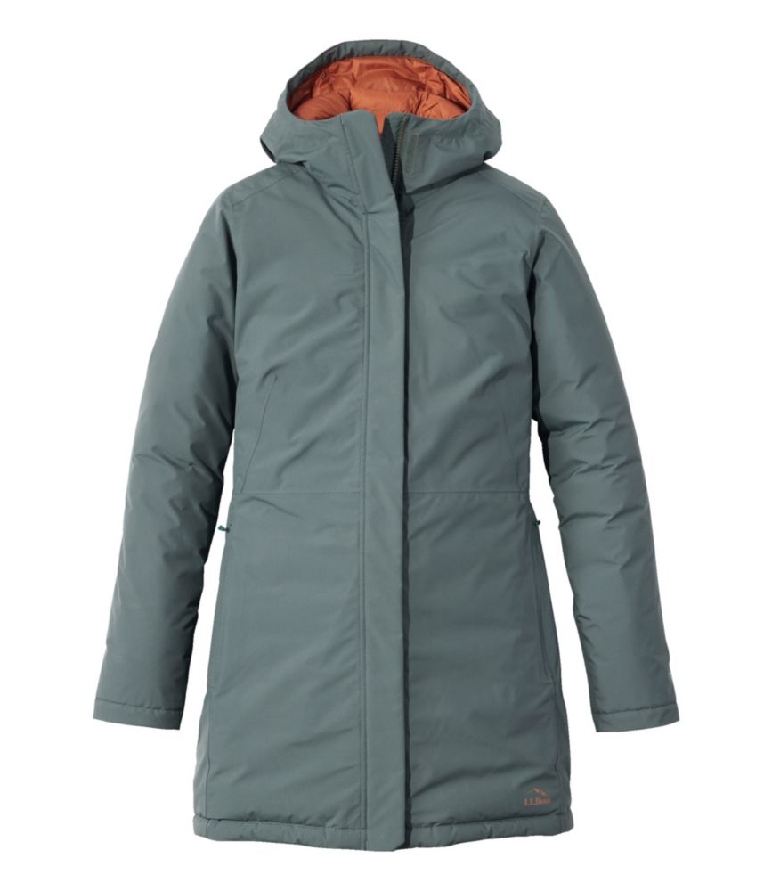 Women's Waterproof Ultralight Down Coat, Shadow Green, small image number 1