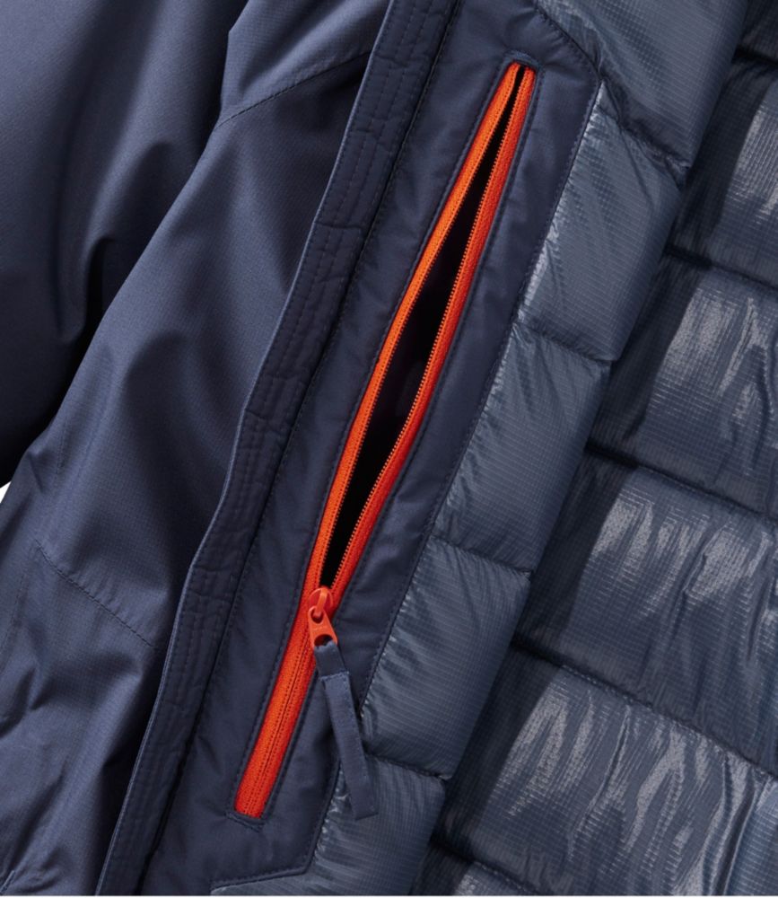 Men's Waterproof Ultralight Down Jacket, Carbon Navy, small image number 14