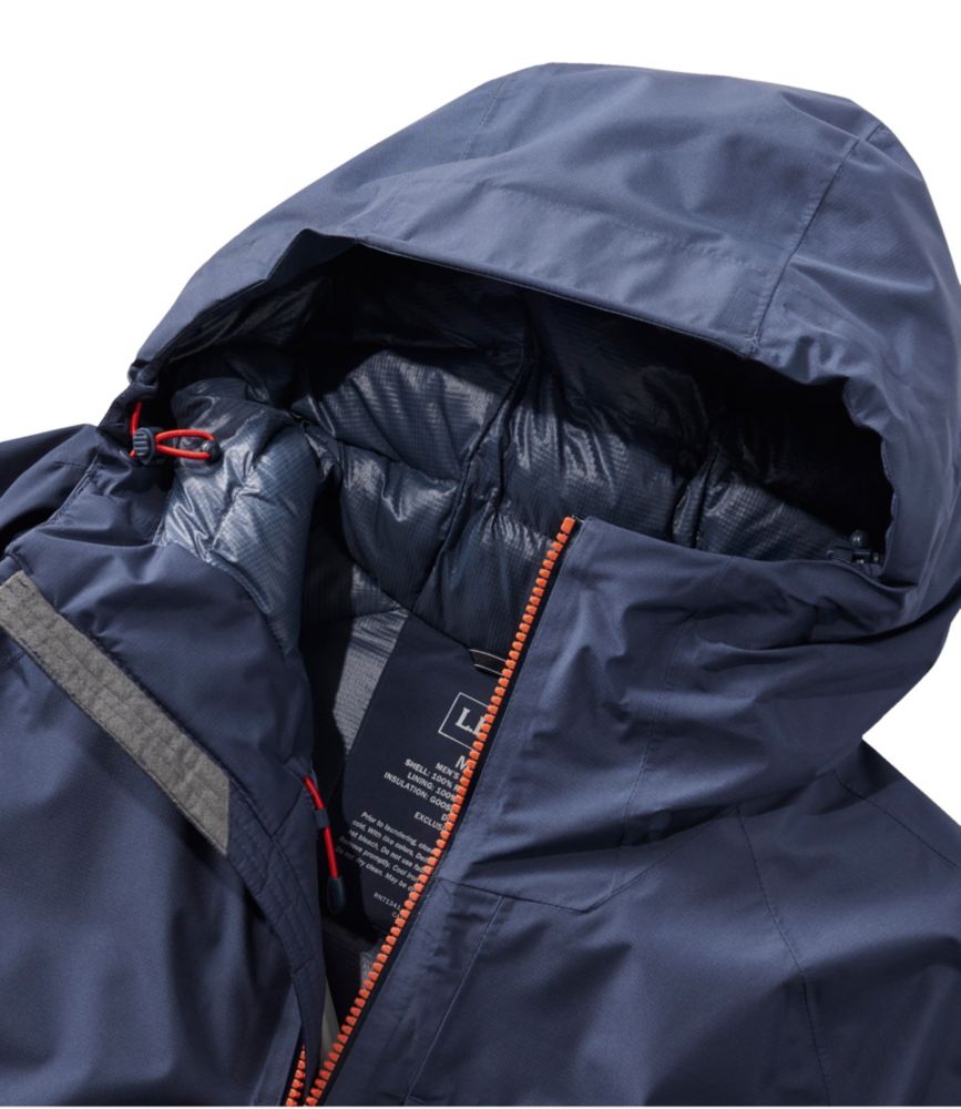 Men's Waterproof Ultralight Down Jacket, Carbon Navy, small image number 15