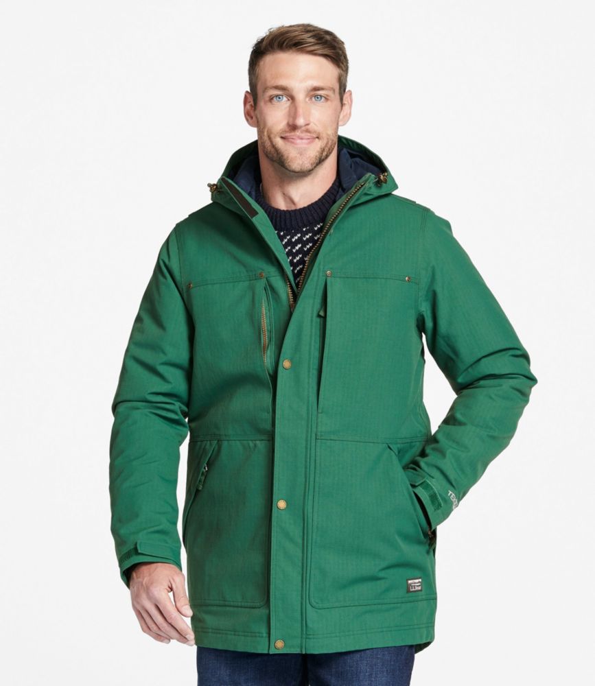 Men's Rugged 3-in-1 Parka, Camp Green, small image number 2