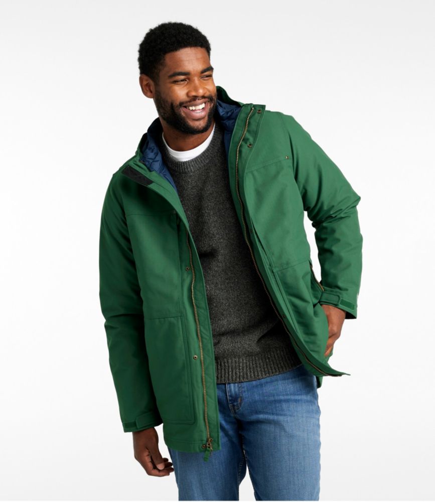 Men's Rugged 3-in-1 Parka, Camp Green, small image number 5