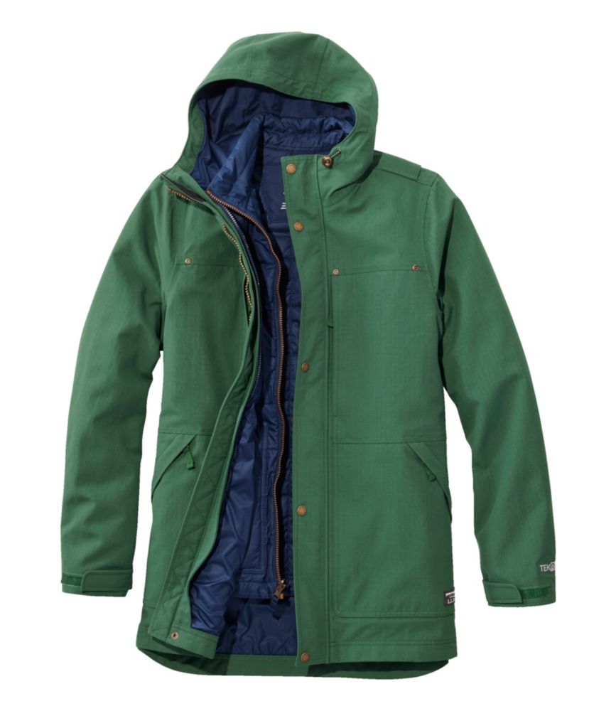 Men's Rugged 3-in-1 Parka, Camp Green, small image number 1