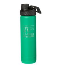 L.L.Bean Insulated Bean Canteen Water Bottle Emerald Spruce Regular, Stainless Steel