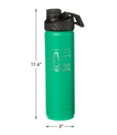 Nalgene Sustain Wide Mouth Water Bottle with L.L.Bean Logo, 16 oz.