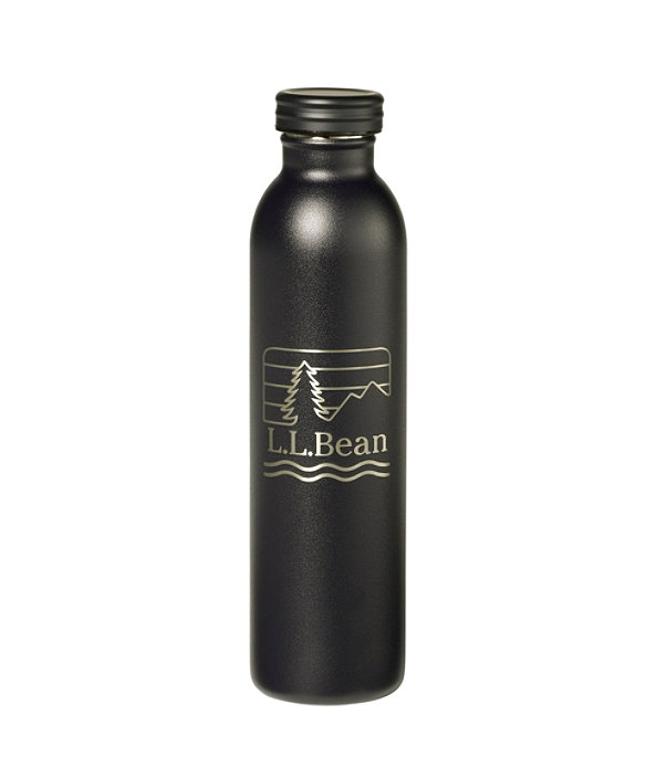 L.L.Bean Original Insulated Water Bottle, 20 oz., Black/Woodscene, large image number 0