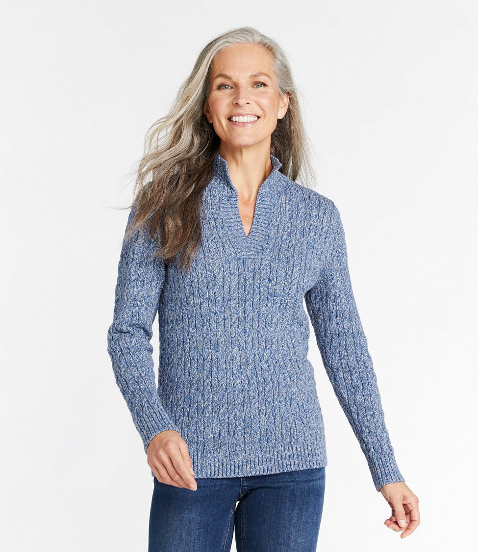 Ll bean double outlet l sweater