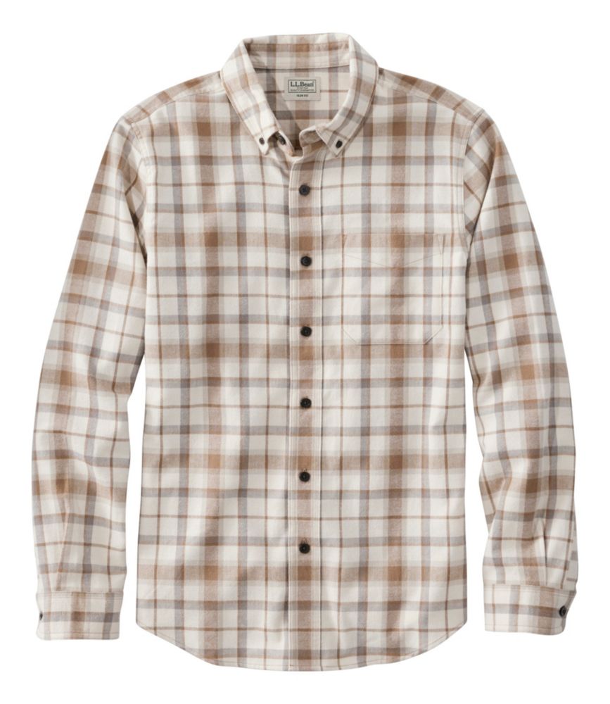 Men's Scotch Plaid Flannel Shirt, Slim Fit