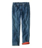 Men's BeanFlex Jeans, Standard Athletic Fit, Fleece-Lined | Jeans at L ...