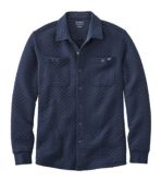 Men's Quilted Sweatshirts, Snap Overshirt